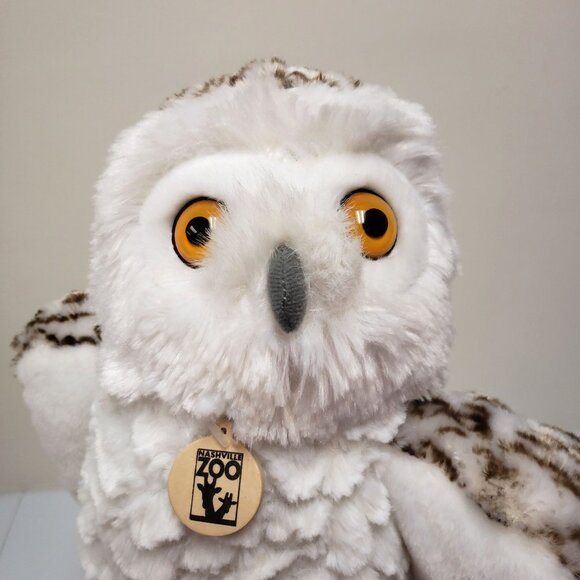 Wild Republic Cuddlekins Snowy Owl Stuffed Animal 12" Plush Nashville Zoo 2015 - Picture 8 of 8